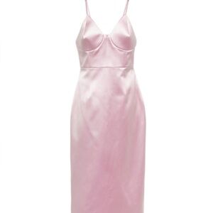 Gucci Blush Satin Midi Dress